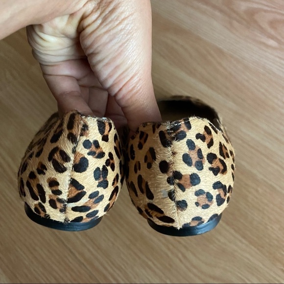 Ava & Aiden Leopard Print Calf Hair Pointed Toe Flats Women’s 6M - Picture 5 of 9